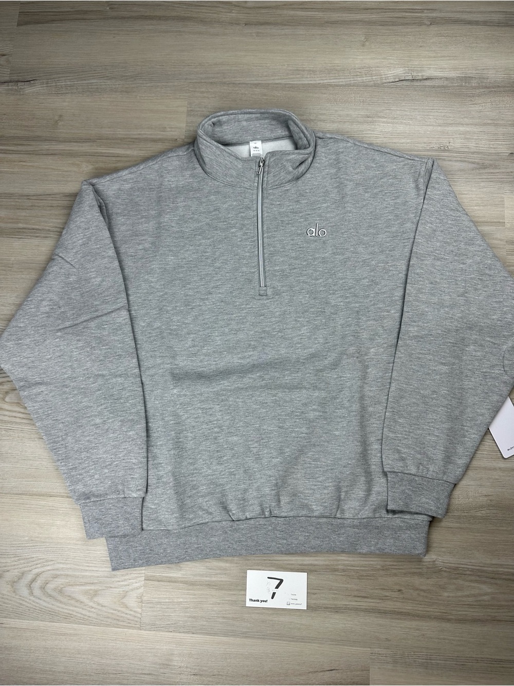 Alo Accolade 1/4 Zip ‘Heather Grey’